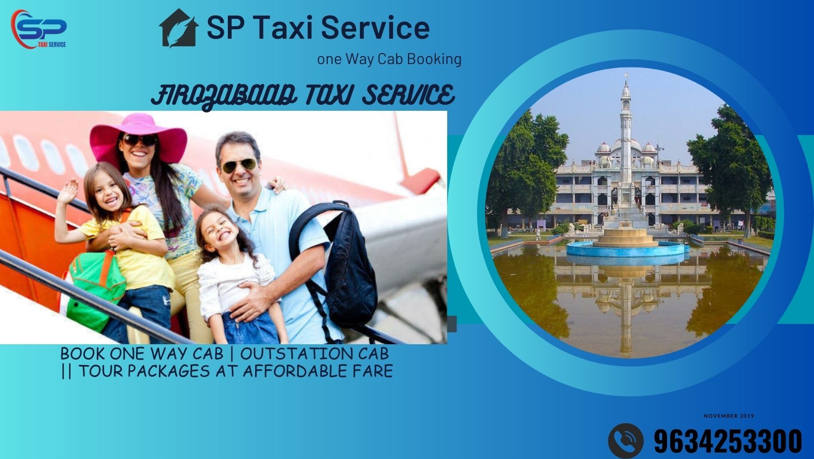 Firozabad to Lucknow Taxi