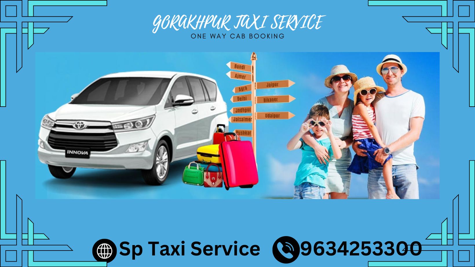 Gorakhpur to Noida Taxi