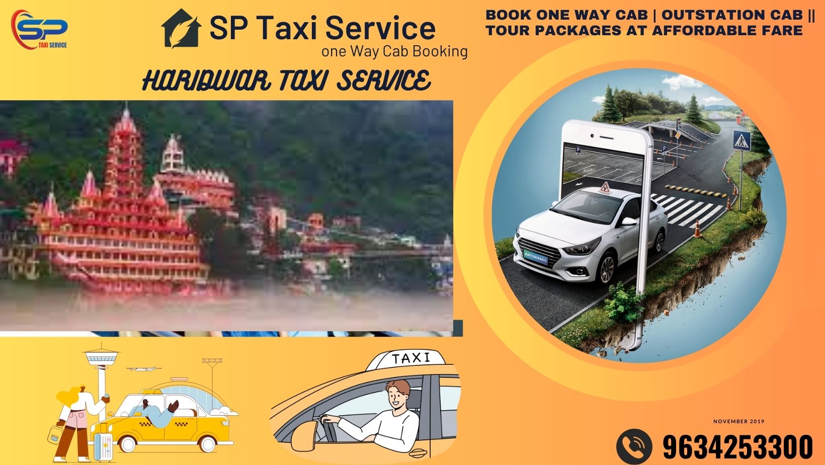 Haridwar to Agra Taxi