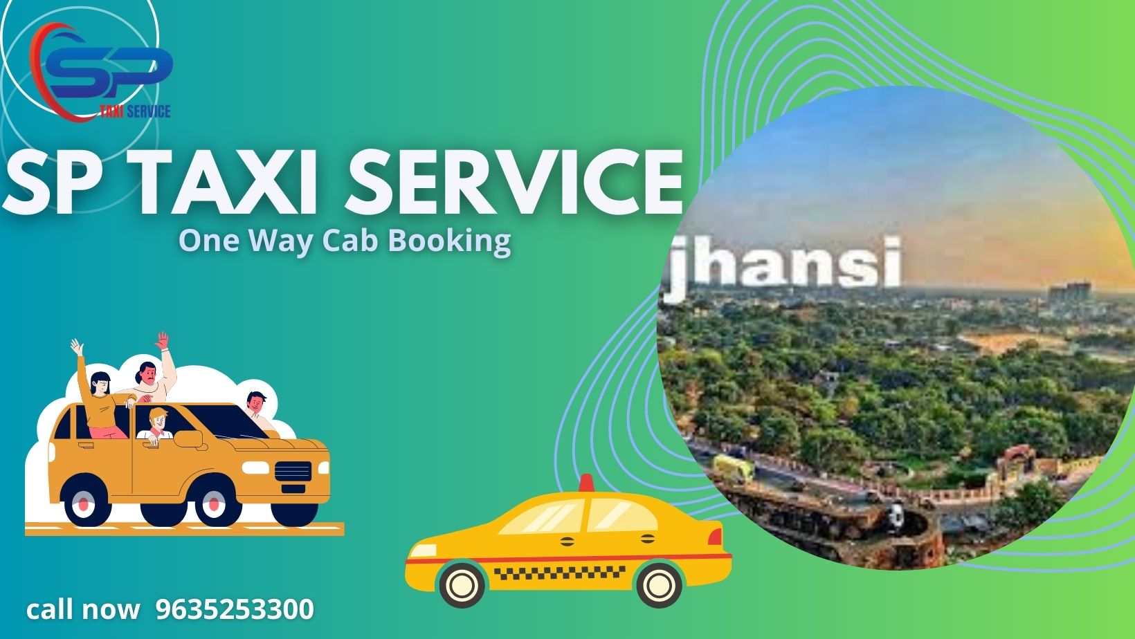 Jhansi to Gorakhpur Taxi