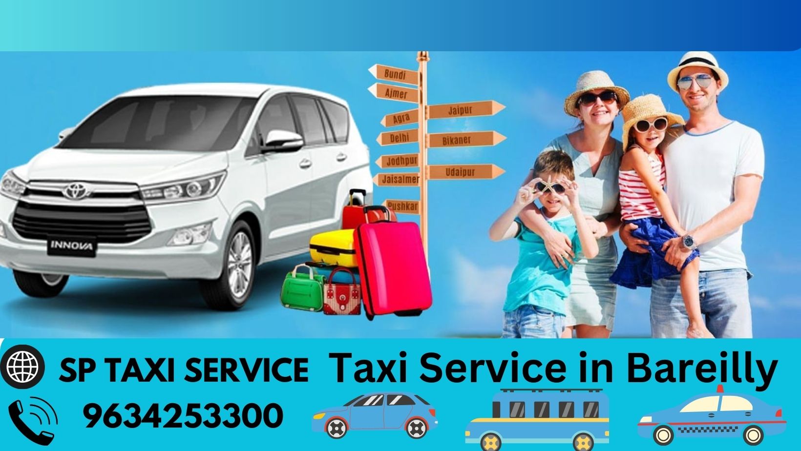 Bareilly to Dhampur Taxi
