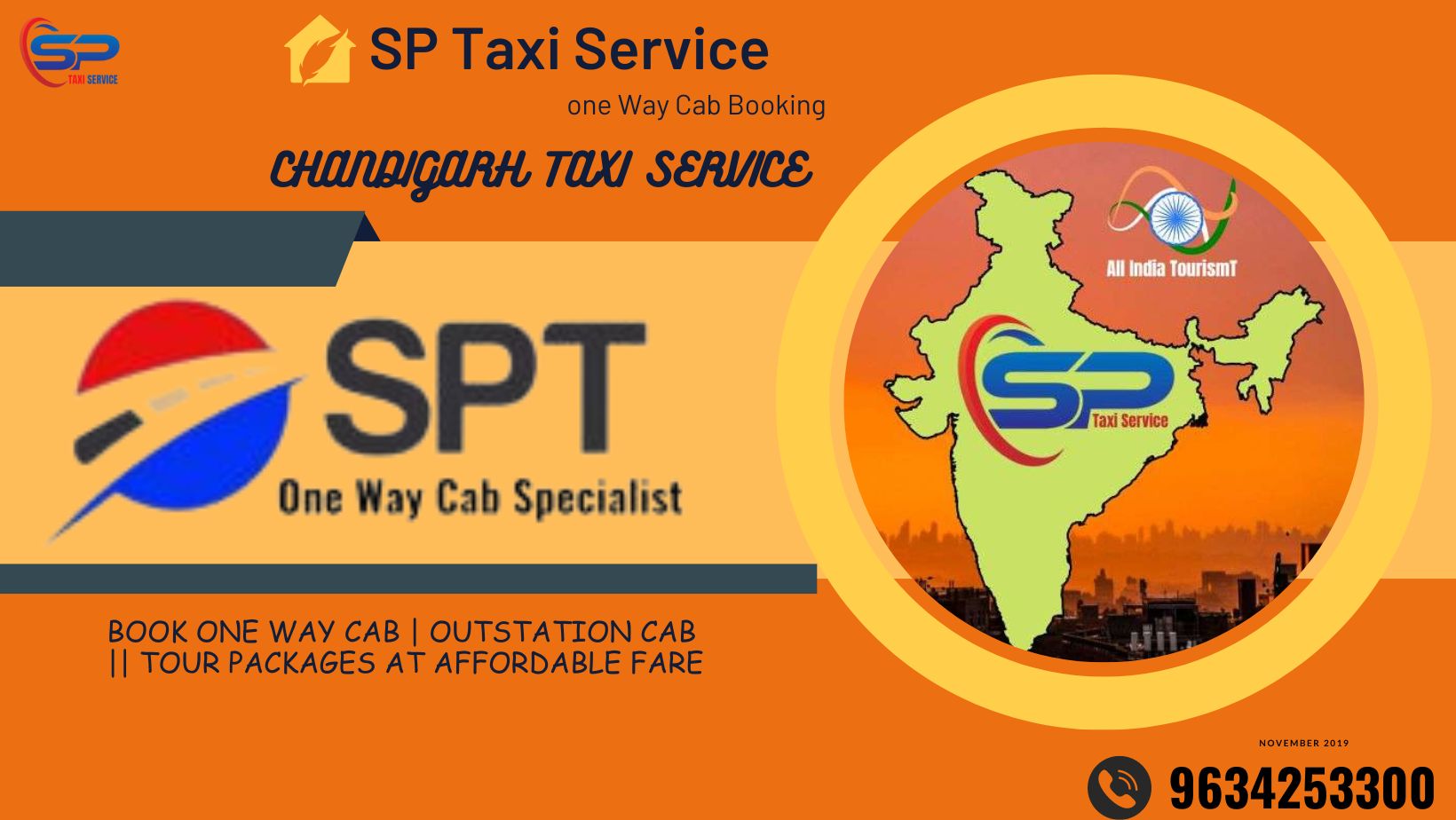 Chandigarh to Sri Ganganagar Taxi